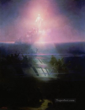 naufragio de lefort Jesucristo Romántico Ivan Aivazovsky Ruso Pinturas al óleo